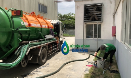 Công Trình Hút Bể Phốt 5 Khối Cho Công Ty HAPPY FARM