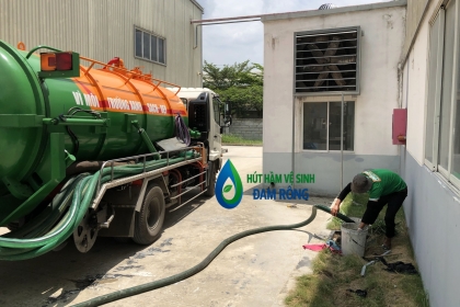 Công Trình Hút Bể Phốt 5 Khối Cho Công Ty HAPPY FARM