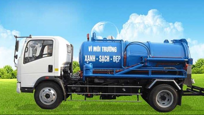 Xe chuyên dụng hút hầm cầu tại Bảo Lộc