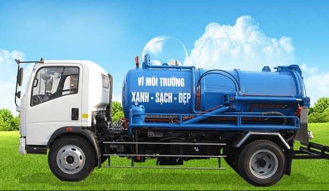 Xe hút hầm cầu và hút hố ga tại Đam Rông